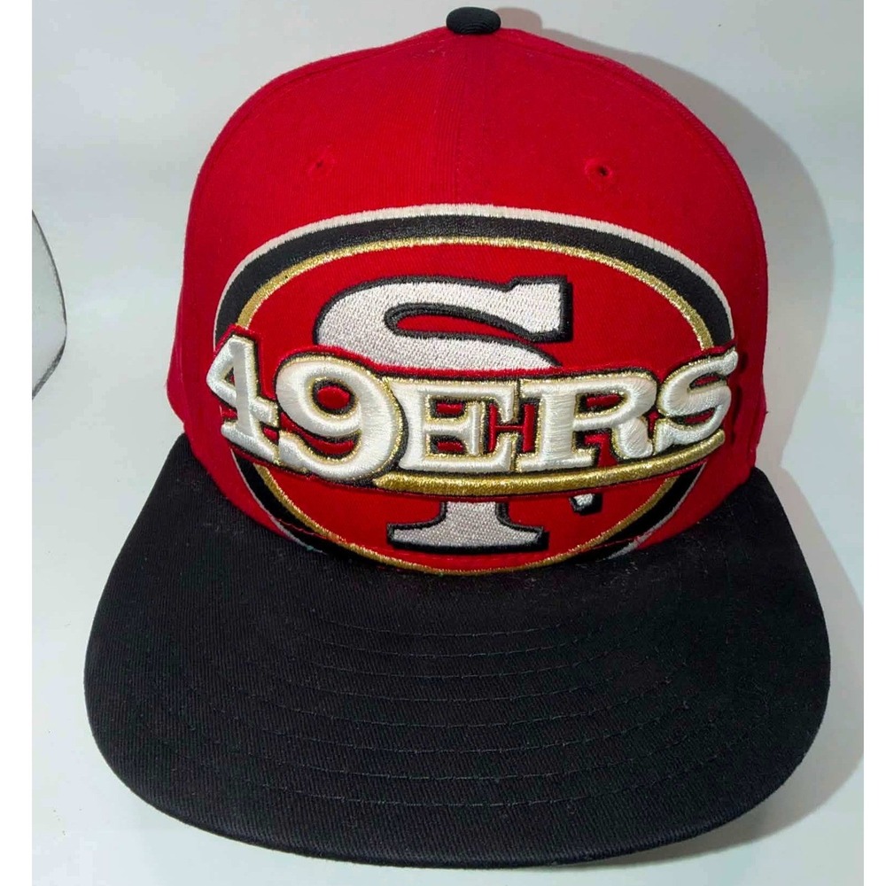 New Era 9FIFTY San‎ Francisco 49ers Snapback Hat Red Black NFL Medium Large Cap